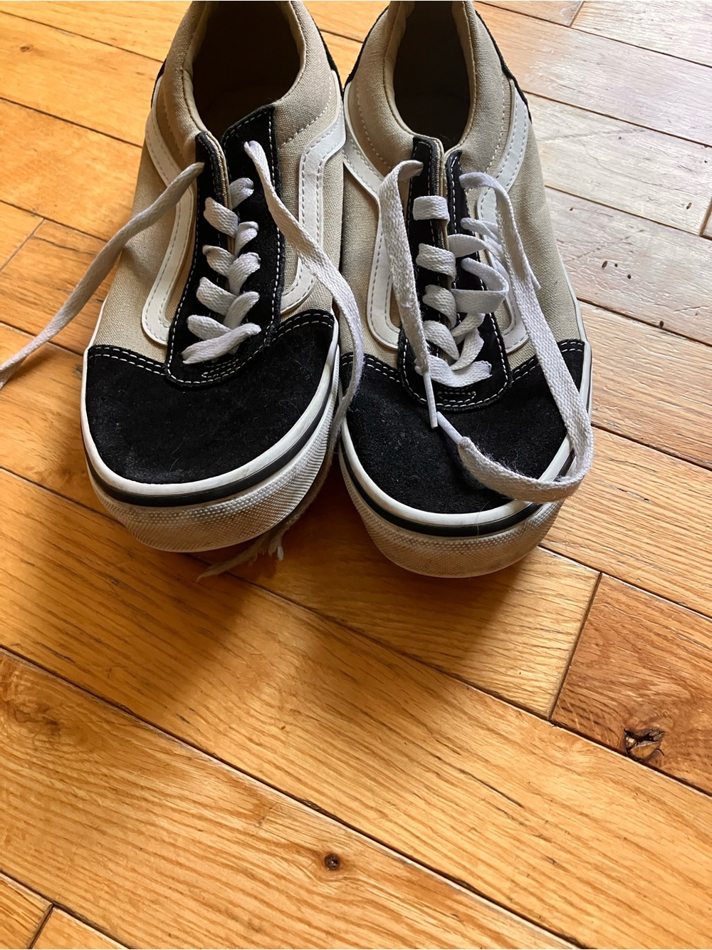 Vans Kids Black and White Old Skool Sneakers
